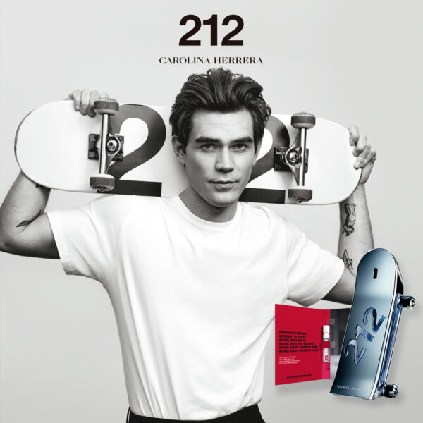 Miniatura Carolina Herrera 212 Men Heroes Forever Young EDT - Imagem 3